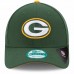 Men's Green Bay Packers New Era Green The League 9FORTY Adjustable Hat 1097365